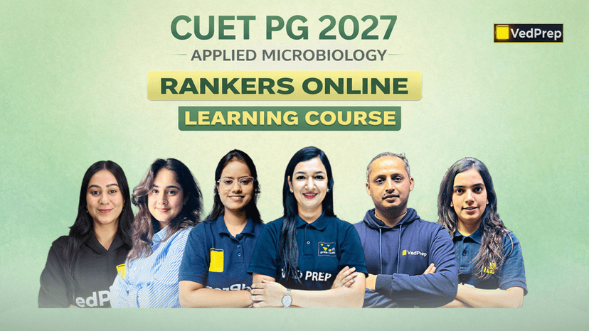 CUET PG Applied Microbiology 2027: Rankers Online Learning Course