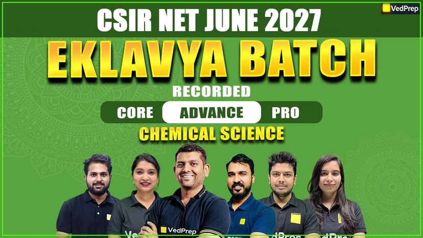 Eklavya Batch Chemical Sciences Chemistry June 2027: Complete Recorded Course
