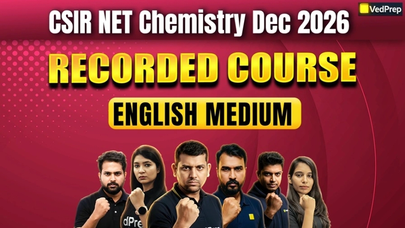 CSIR NET Chemistry Dec 2026: Recorded Course (English Medium)