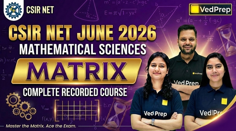 CSIR NET Mathematical Sciences June 2026: MATRIX Complete Recorded Course