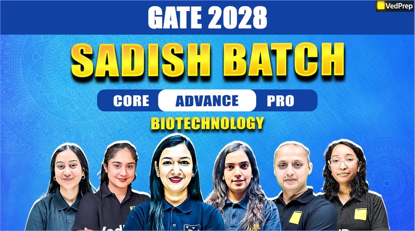 Sadish GATE Biotechnology 2028: 2 Year Online Learning Foundation Course