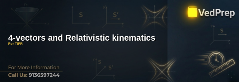 Understanding 4-vectors in relativistic kinematics for advanced physics exams like TIFR