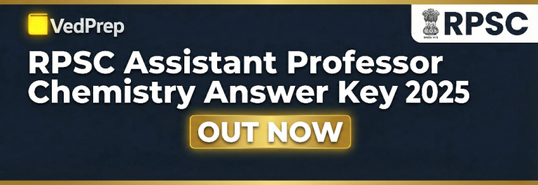 Alert! Official RPSC Model Answer Key 2025 Chemistry