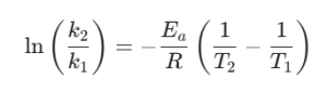 Arrhenius equation