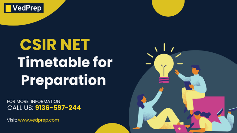 Timetable for CSIR NET preparation