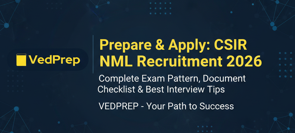 CSIR NML Recruitment 2026