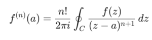Cauchy’s Integral Formula for Higher Derivatives