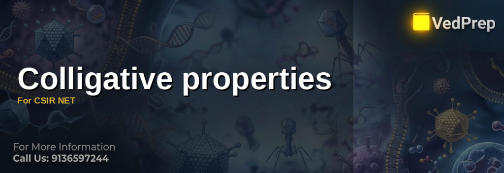 Colligative properties