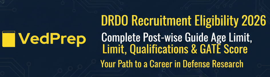 DRDO Recruitment Eligibility 2026