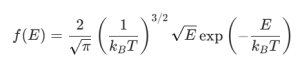 Energy Distribution Formula