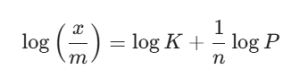Freundlich Adsorption Isotherm Worked Example