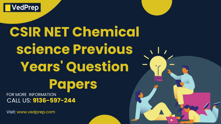 CSIR NET Chemical Science Previous Years Question Papers