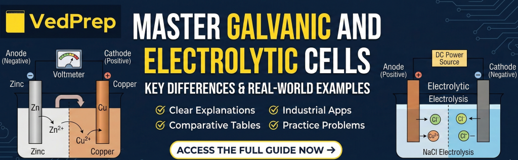 Galvanic and Electrolytic Cells