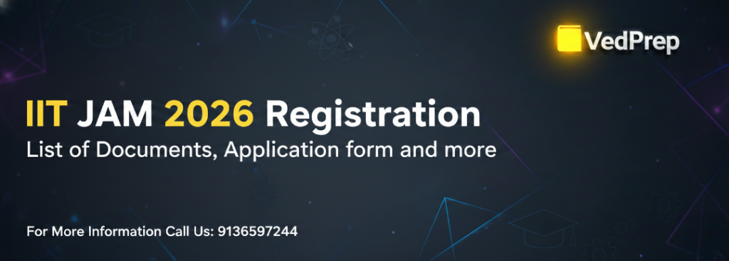 IIT JAM 2026 Registration