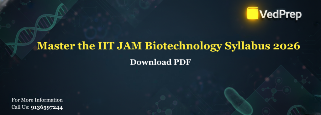 IIT JAM Biotechnology Syllabus