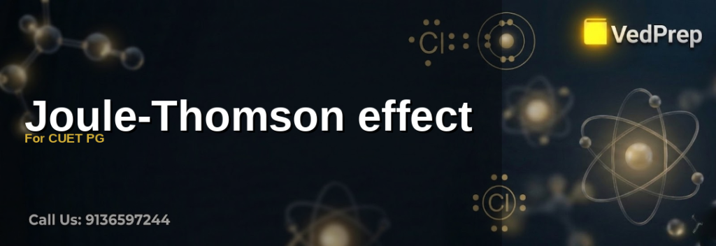 Joule-Thomson effect