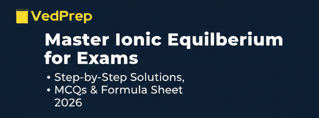 Master Ionic Equilibrium