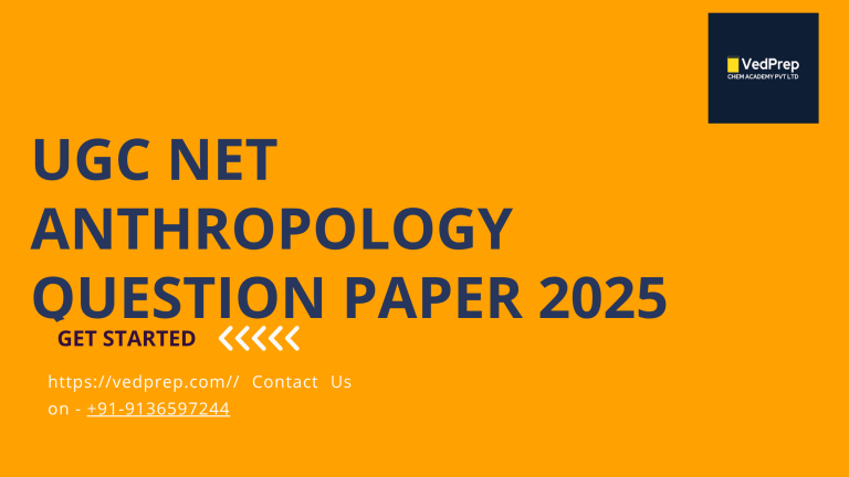 UGC NET Anthropology Question Paper 2025