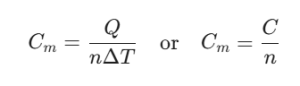 Molar Heat Capacity