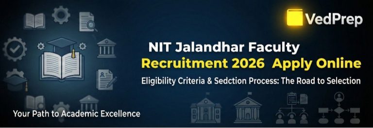 NIT Jalandhar Faculty Recruitment 2026: 128 Golden Posts