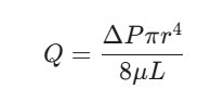 Poiseuille’s Law