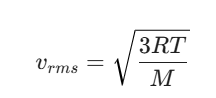 RMS speed