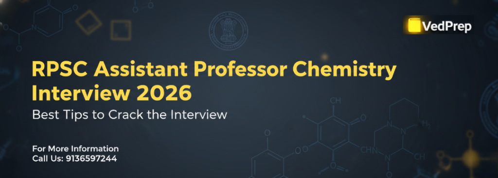 RPSC Assistant Professor Chemistry