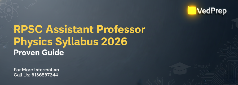 RPSC Assistant Professor Chemistry Syllabus