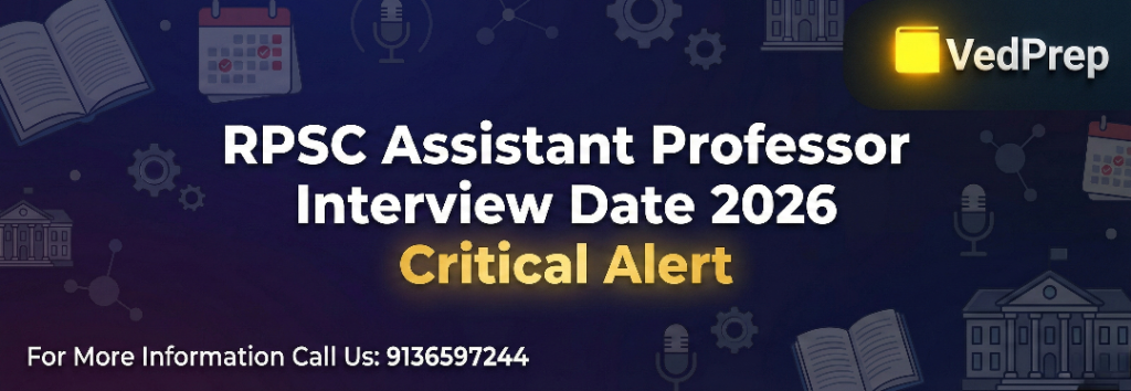 RPSC Assistant Professor Interview Date