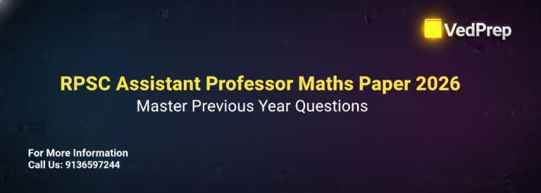 RPSC Assistant Professor Maths Paper