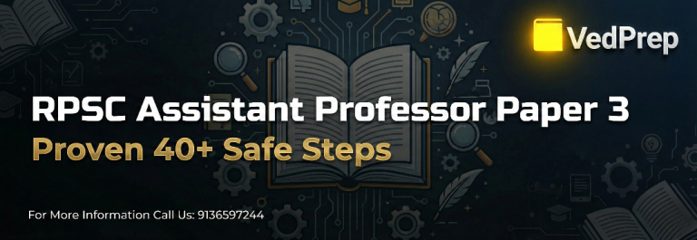 RPSC Assistant Professor Paper 3