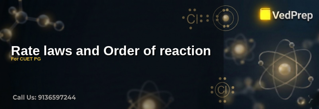 Rate laws and Order of reaction