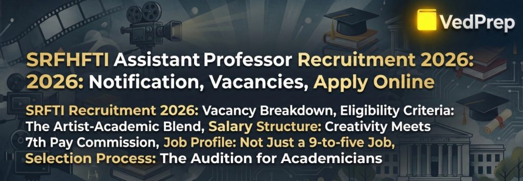 SRFTI Recruitment 2026