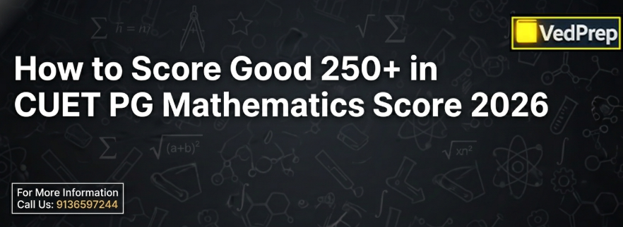 CUET PG Mathematics Score 2026