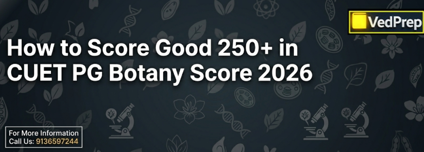 CUET PG Botany Score 2026