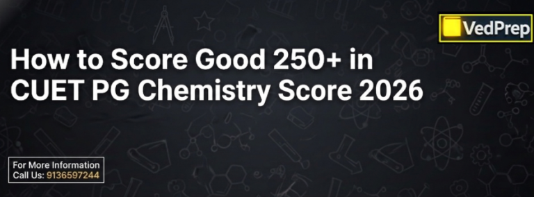 CUET PG Chemistry Score 2026