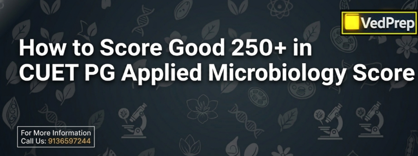 CUET PG Applied Microbiology Score 2026