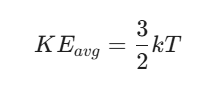 average kinetic energy