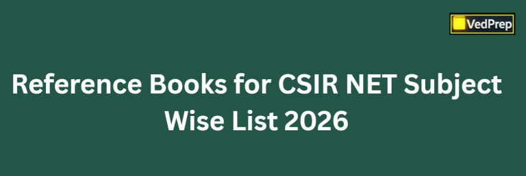 Reference Books for CSIR NET
