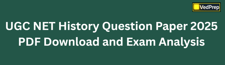 UGC NET History Question Paper 2025