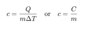 Specific Heat Capacity