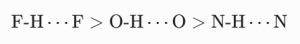 Types of Hydrogen Bonding