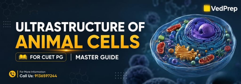 Ultrastructure of Animal Cells for CUET PG