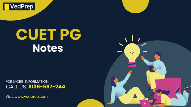 CUET PG Notes 2026