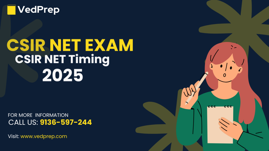 CSIR NET Timing 2025