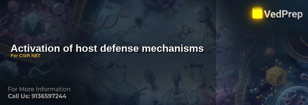 activation of host defense