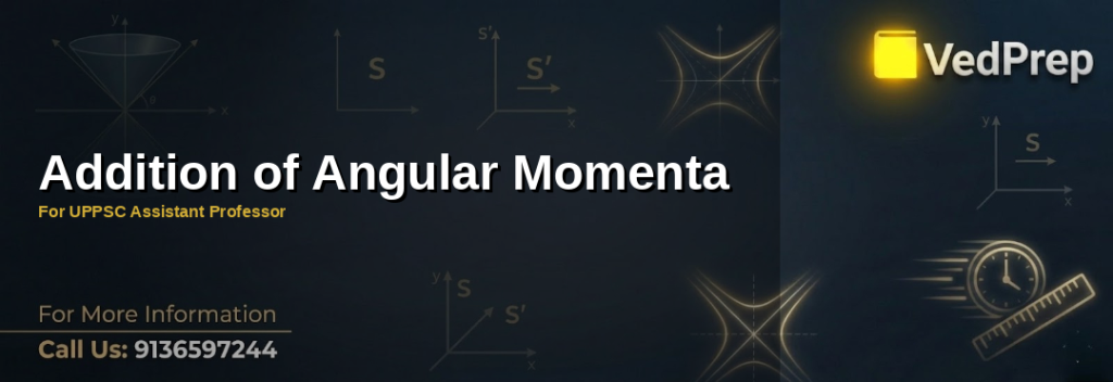 Visualizing angular momentum addition in quantum mechanics for UPPSC exams
