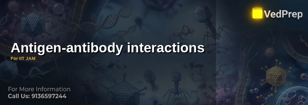 Antigen-antibody interactions