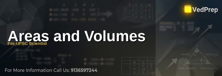 Comprehensive guide to mastering areas and volumes for UPSC Scientist exams with VedPrep