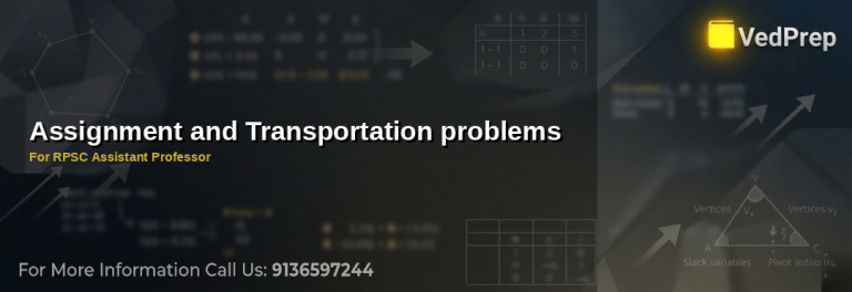 Step-by-step guide to solving assignment and transportation problems for RPSC Assistant Professor exams